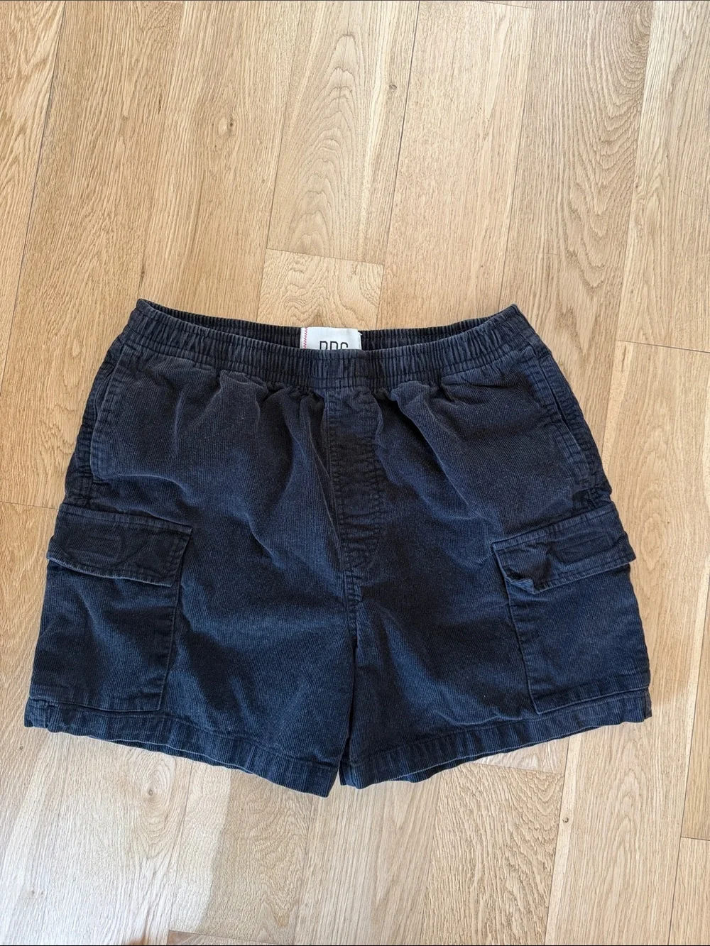 BDG Black Cargo Shorts